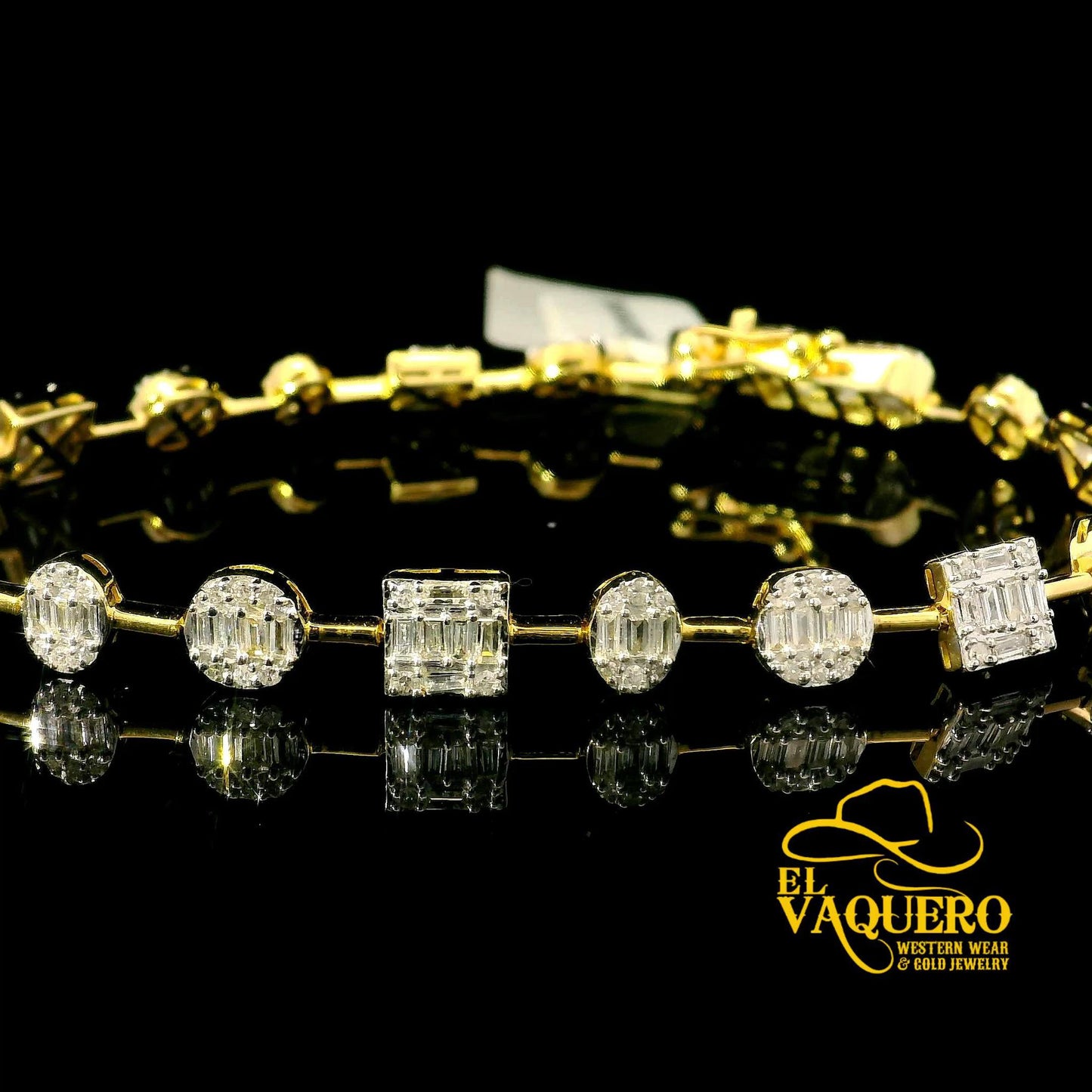 14K Gold Natural Diamond Bracelets