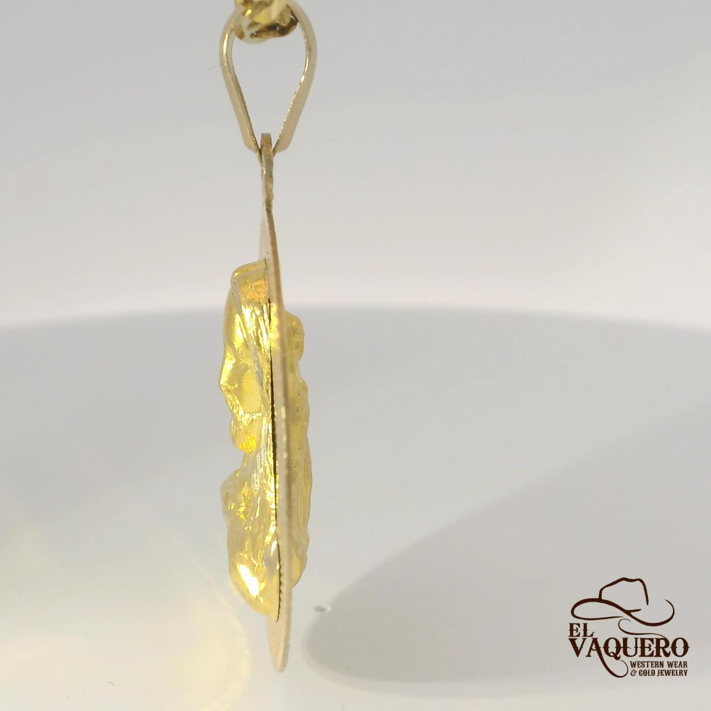14K Gold Religious Pendant