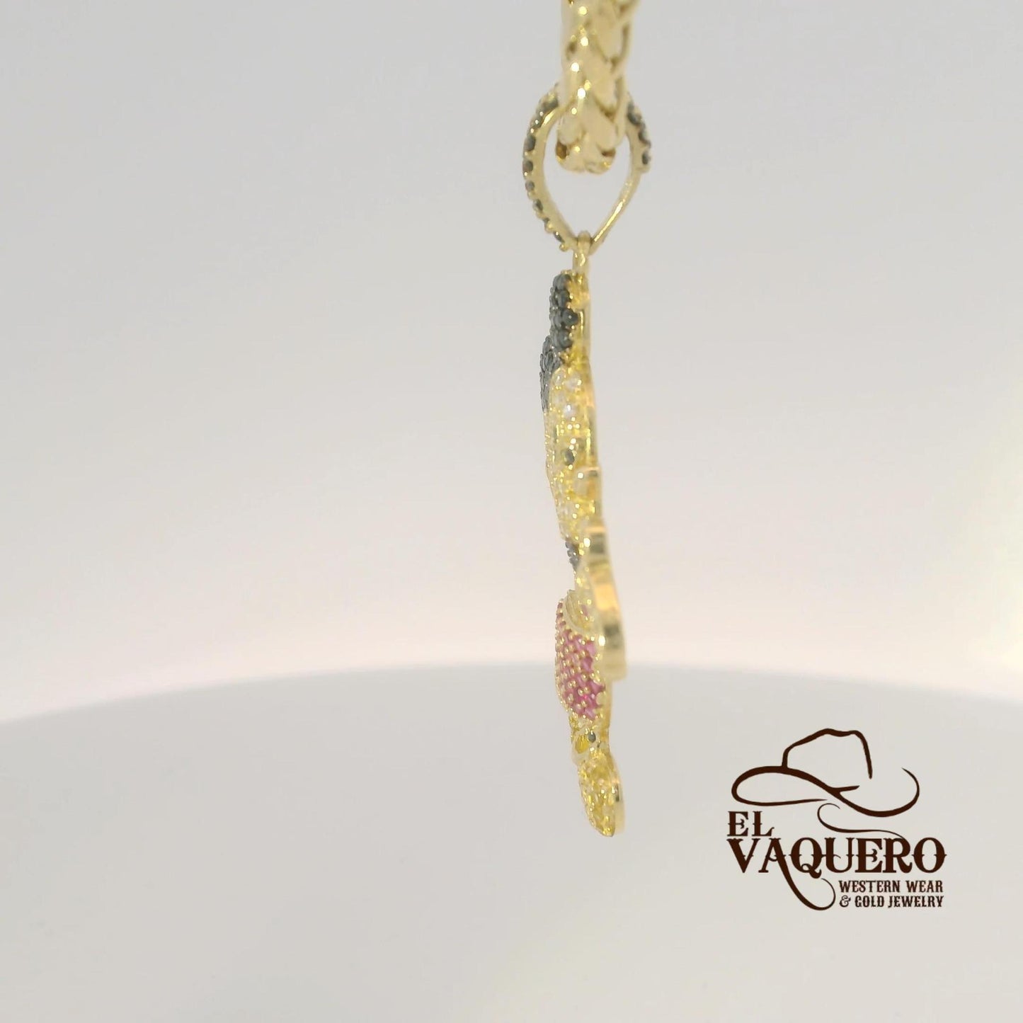14K Gold Classic Micky Mouse Pendant