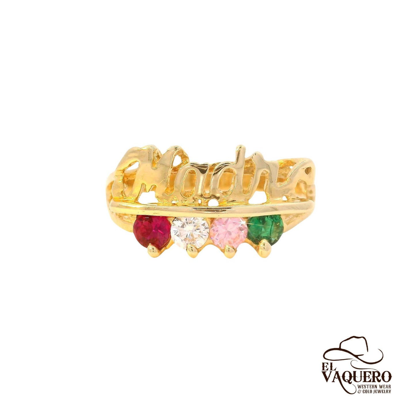 14K Gold Mom Rings