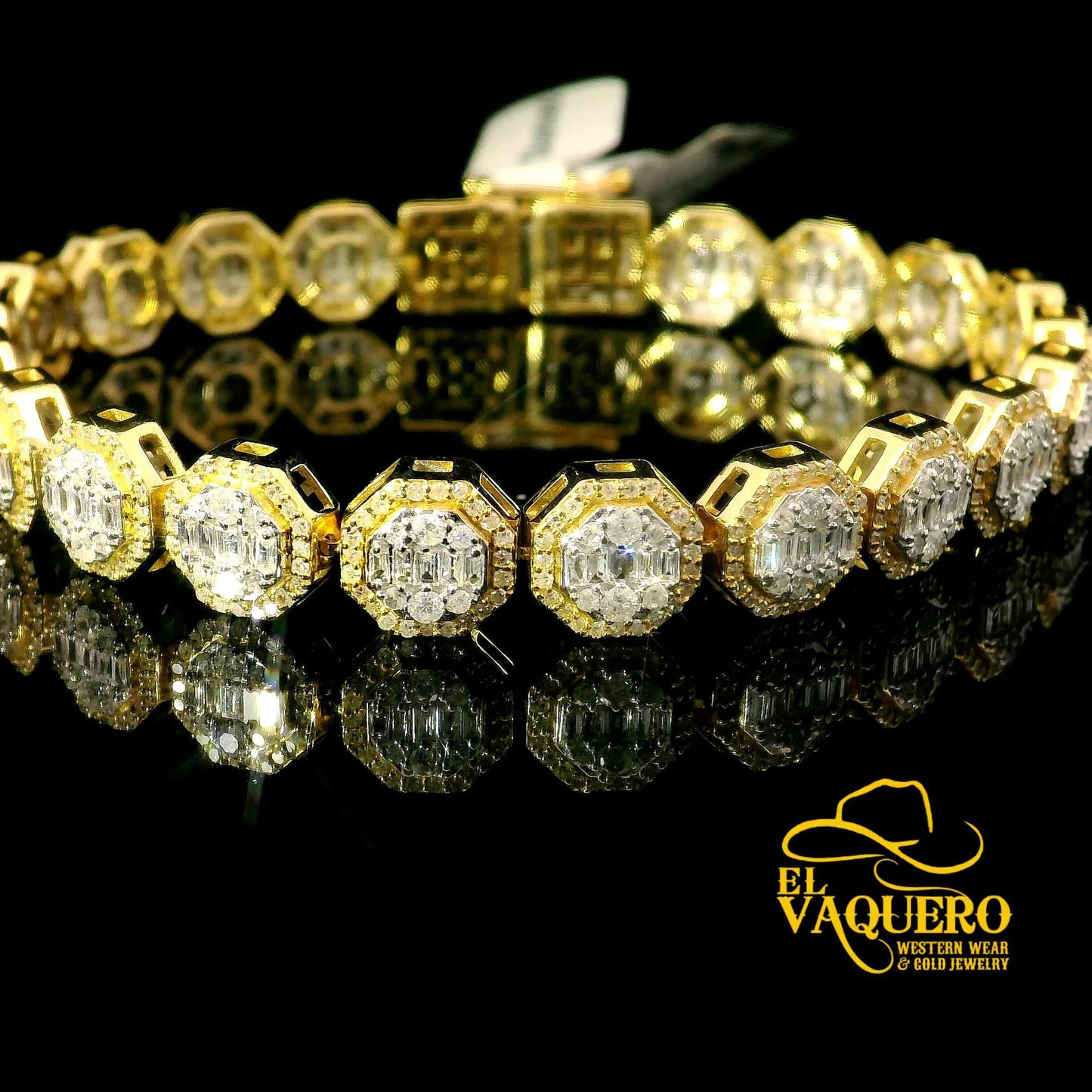 14K Gold Natural Diamond Bracelets