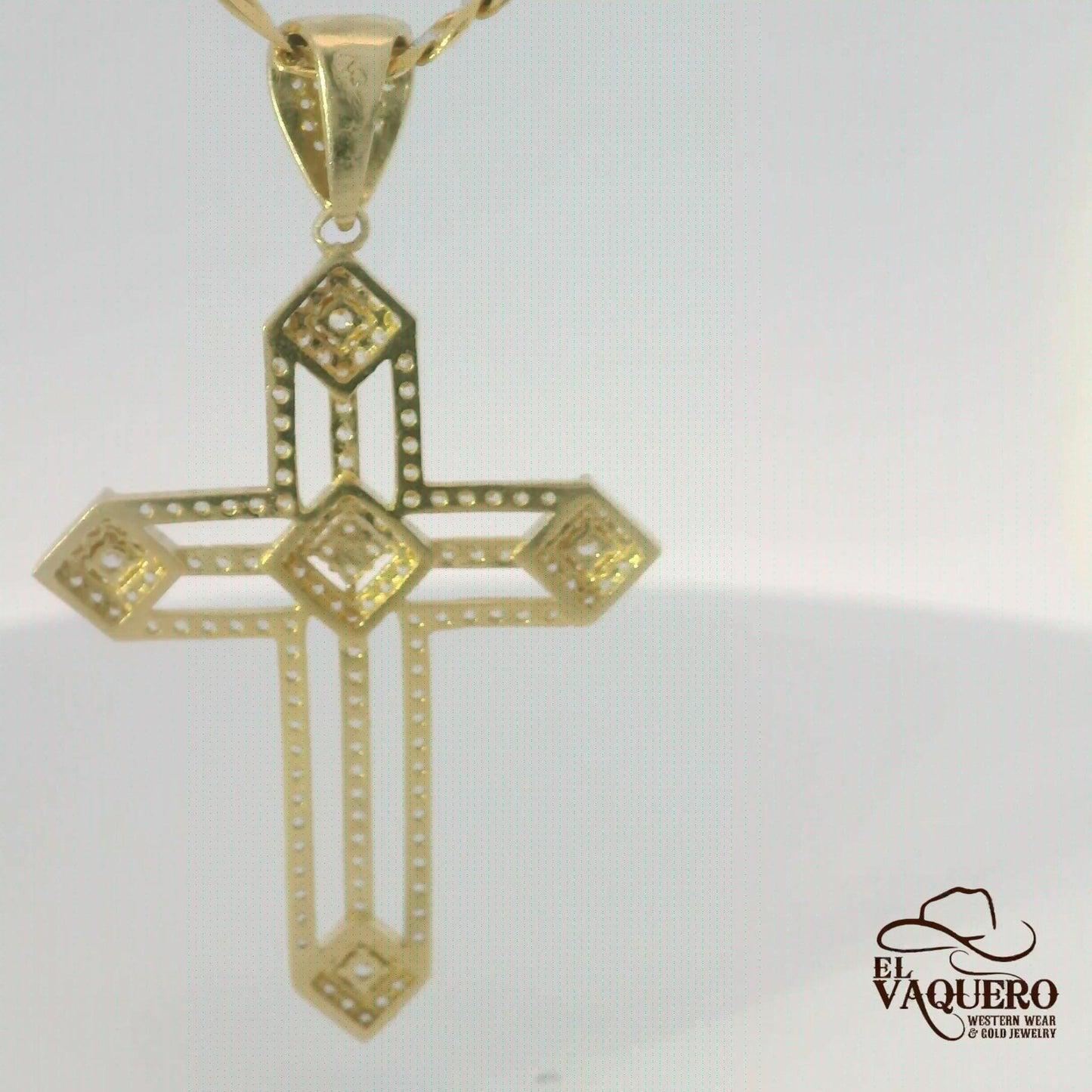 14K Gold Cross Pendant