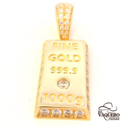 Gold Bar Necklace & Pendent