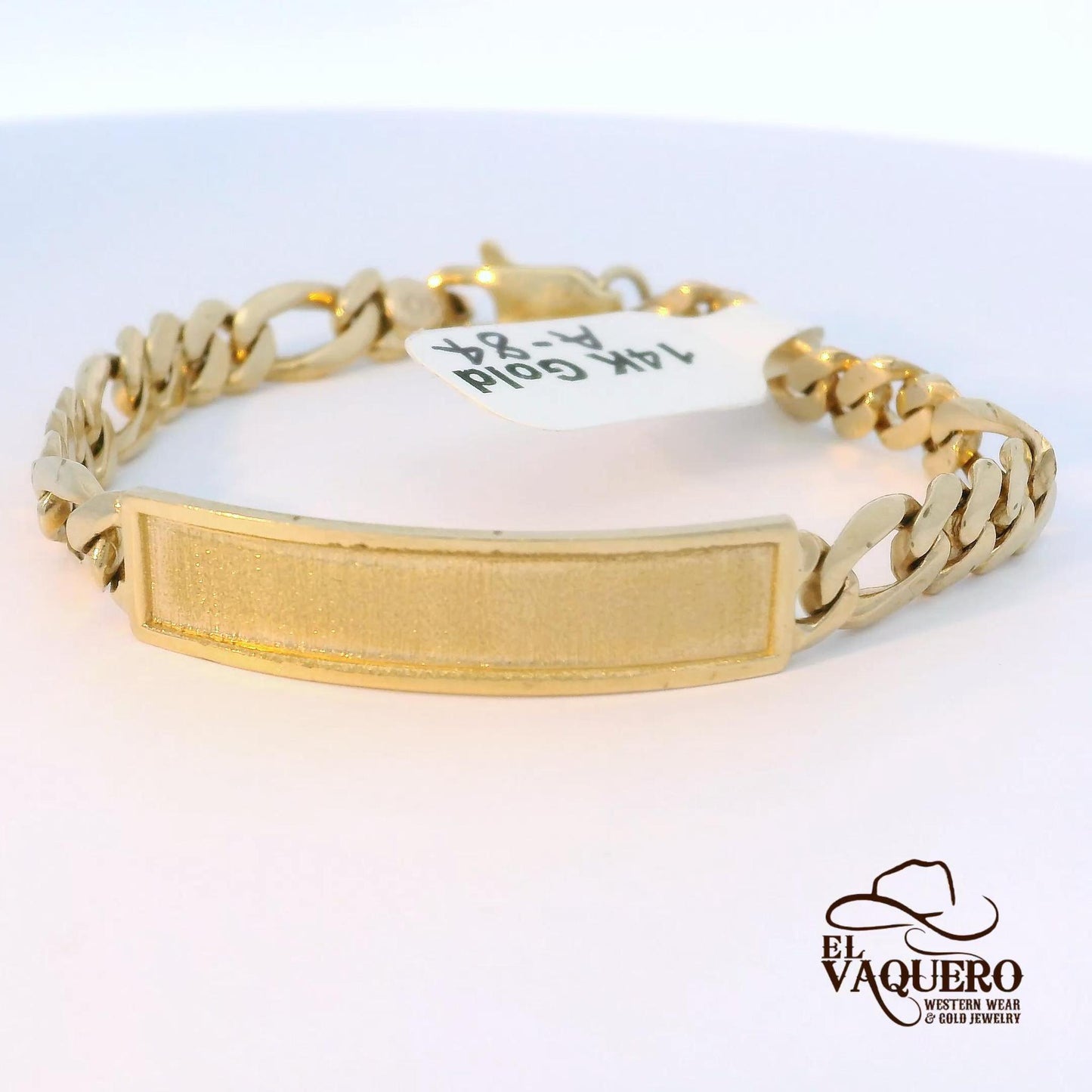 14K Gold Cuban ID Bracelet (Kids)