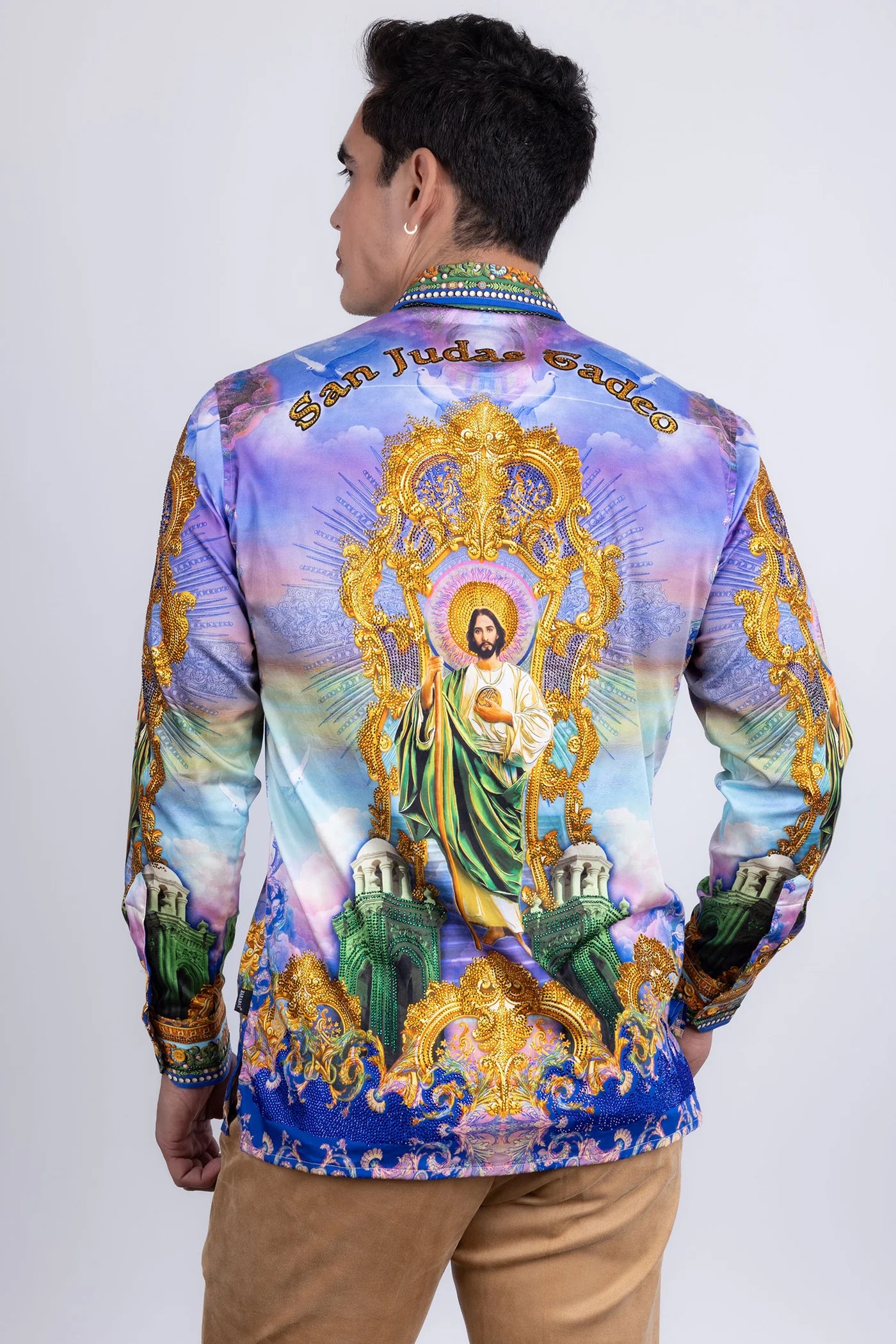 Barabas Long Sleeve Luxury Printed Shirts