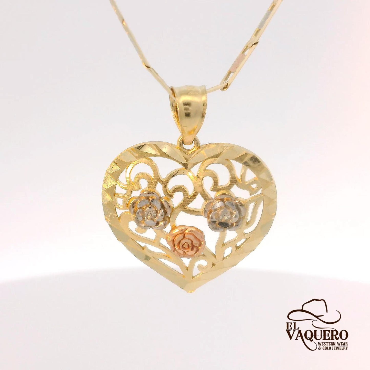 14K Gold Heart Pendant