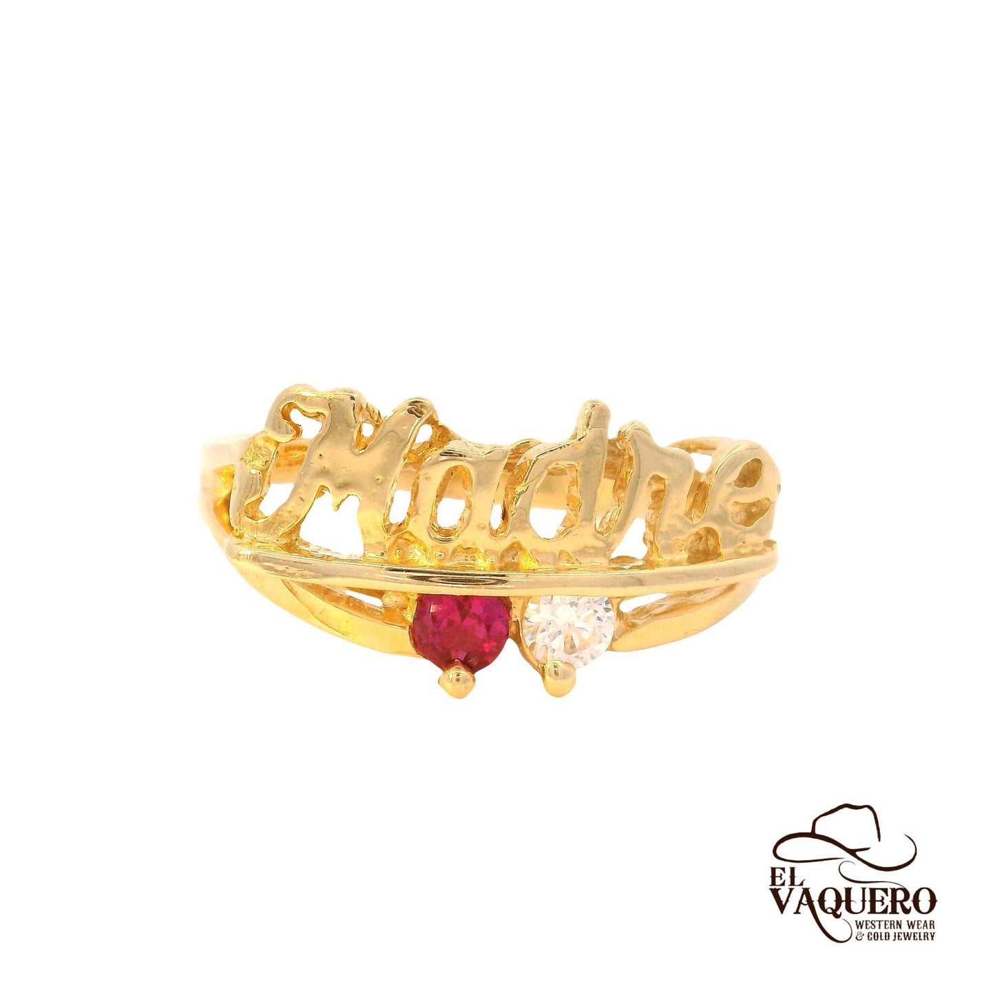 14K Gold Mom Rings