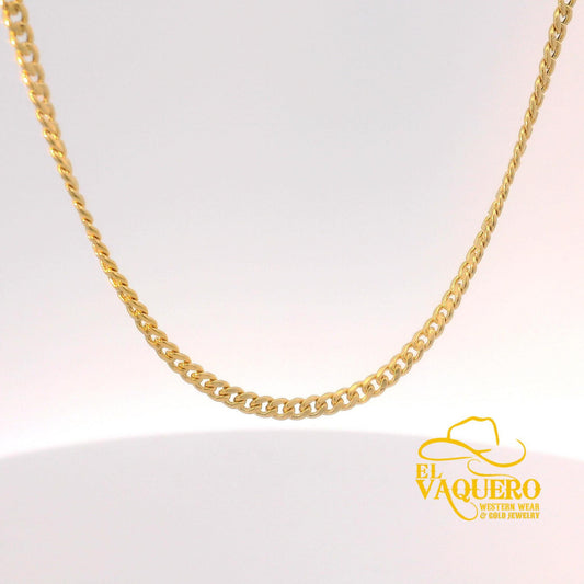 10K Gold Curb Necklace