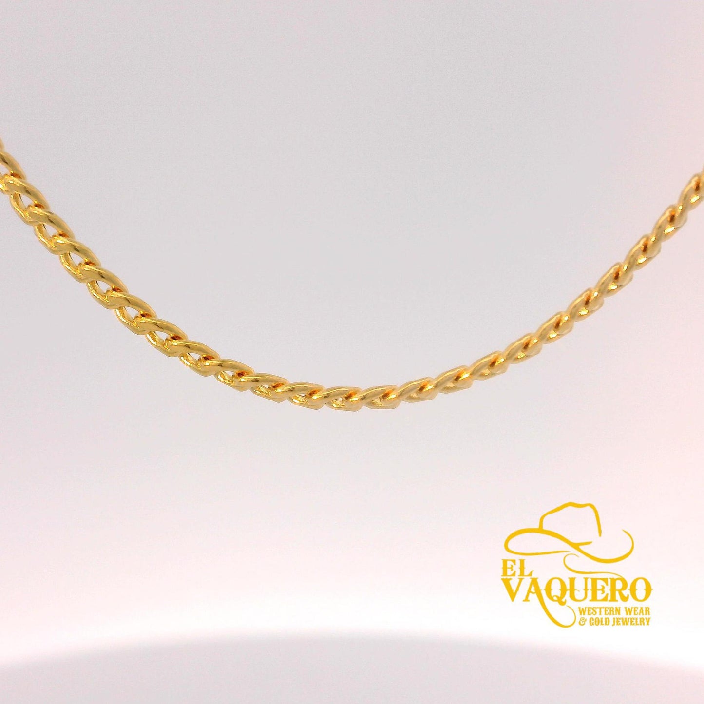 10K Gold Curb Necklace