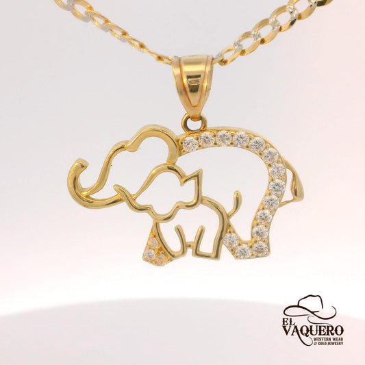 ✨ 14K Gold Elephant Pendants