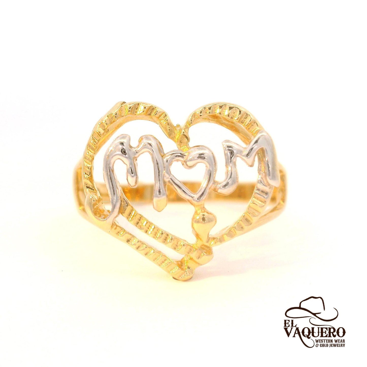14K Gold Mom Rings
