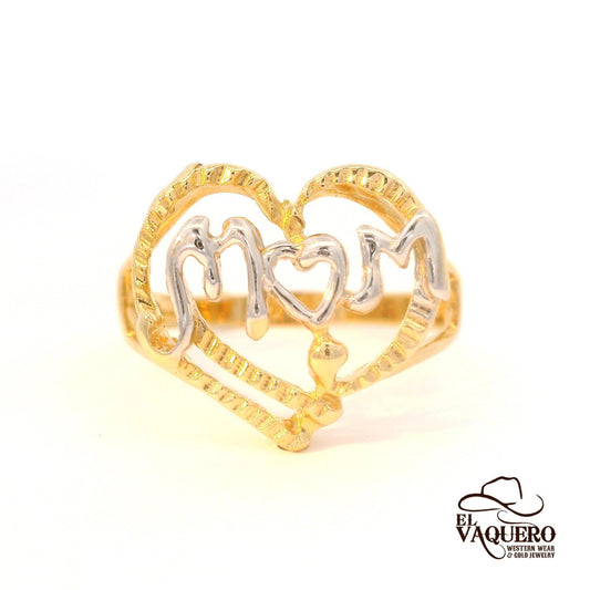 14K Gold Mom Rings